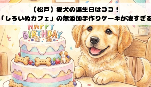【松戸】愛犬の誕生日はココ！「しろいぬカフェ」の無添加手作りケーキが凄すぎる