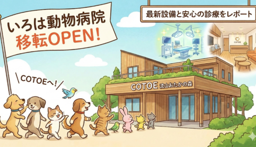 【流山市】流山おおたかの森「いろは動物病院」がコトエに移転！最新設備と安心の診療をレポート
