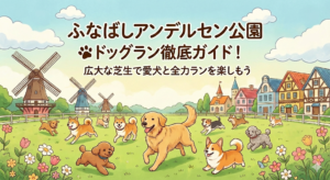 【船橋市】ふなばしアンデルセン公園ドッグラン徹底ガイド！広大な芝生で愛犬と全力ランを楽しもう