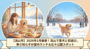 【流山市】2026年1月最新！流山で愛犬と初遊び。寒さ知らずの室内ランチ＆広々公園スポット