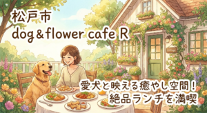 【松戸市】愛犬と映える癒やし空間！「dog & flower cafe R」で絶品ランチを満喫