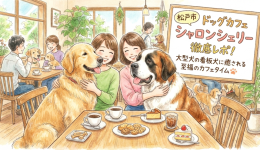 【松戸市】ドッグカフェ「シャロンシェリー」徹底レポ！大型犬の看板犬に癒される至福のカフェタイム