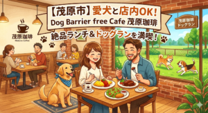 【茂原市】愛犬と店内OK！「Dog Barrier free Cafe 茂原珈琲」で楽しむ絶品ランチ＆ドッグラン
