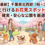 【2026年最新】千葉県北西部(柏・流山周辺)愛犬と行けるお花見スポット4選!確実・安心な公園を厳選