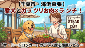 【千葉市・海浜幕張】愛犬とガッツリお肉ランチ！「ザ・ミートロッカー」のテラス席を徹底レビュー