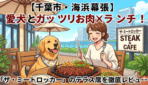 【千葉市・海浜幕張】愛犬とガッツリお肉ランチ！「ザ・ミートロッカー」のテラス席を徹底レビュー