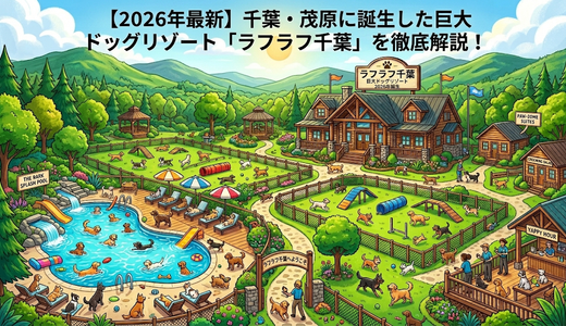 【2026年最新】千葉・茂原に誕生した巨大ドッグリゾート「ラフラフ千葉」を徹底解説！