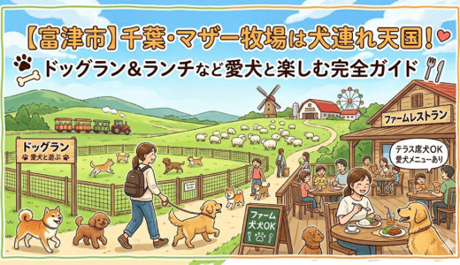【富津市】千葉・マザー牧場は犬連れ天国！ドッグラン＆ランチなど愛犬と楽しむ完全ガイド
