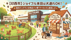 【印西市】ジョイフル本田は犬連れOK！無料ドッグラン＆絶品パン屋「クーロンヌ」徹底レポ